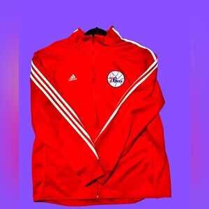 76ers Zip-Up Jacket. True to size